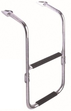 814270 ladder 2 levels left 600 stainless steel a4, фото