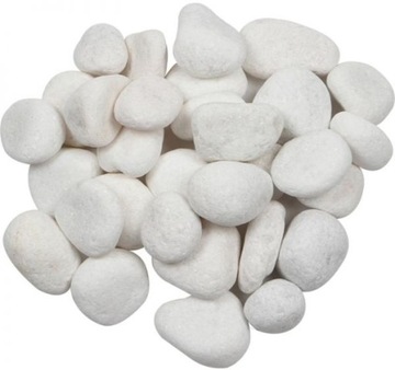 5kg pebble white decorative 2-4, фото
