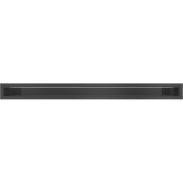 Lattice ventilation fireplace grilles backlash 6x80cm black lower graduation, фото