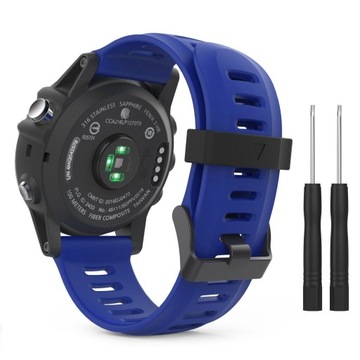 Blue strap garmin fenix 5x plus, фото