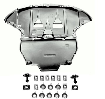 Audi a4 b6 b7 00-07 protection motor boxes clips, фото