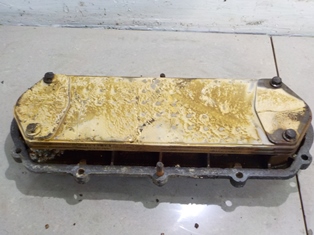Scania radiator oil cooler, фото