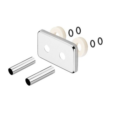 Socket chrome protection double 50 overlay (grille) poletti, фото