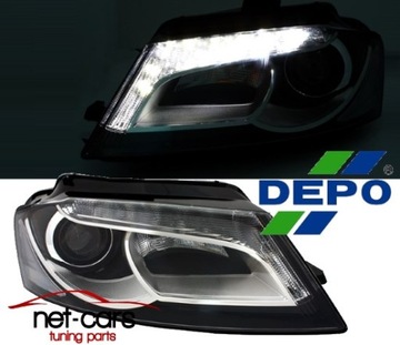 Headlights audi a3 8p 09- led backlight restyling wz xenon, фото
