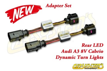 Audi a3 8v convertible - semi-dynamic turn signals, фото