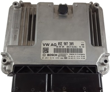 Компьютер ecu vw skoda audi 0261s16449 05e907309, фото