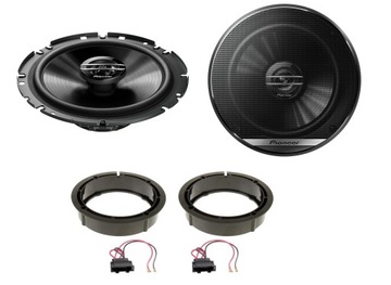 Pioneer ts-g1720f динамики+ проставки (распорки) 16, 5cm 165mm vw golf 4 passat b5 bora, фото