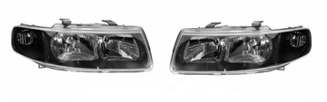 Seat leon 99 - 05 toledo 99 - 04 headlight front headlight left+ right 2 pcs, фото