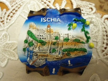 Магнит на холодильник италия ischia замок, фото