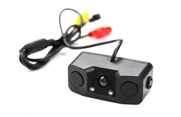 Rear view camera + parking sensors parking lots 3 в 1, фото
