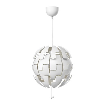 Pendant light ball white adjustable size 35 centimeters ikea ps 2014, фото