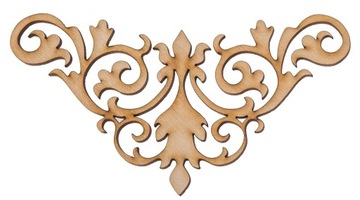Decorative overlay decorative overlays azure b4-big wooden decoupage eko!, фото