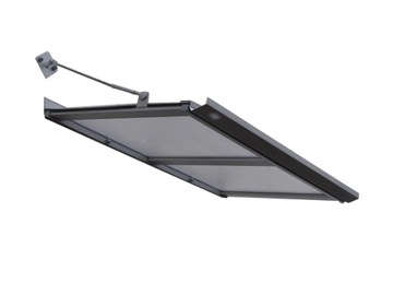 Visor canopy flat nad door aluminum, фото