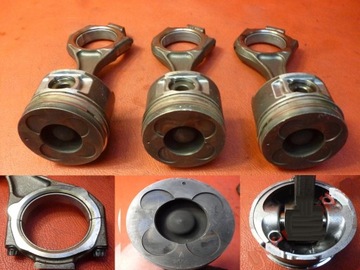 Piston 1 connecting rod saab 3.0 tid, vectra, size satis, фото