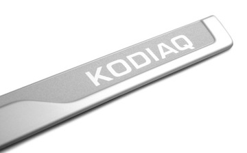 Накладки порогу накладки skoda kodiaq алюміній, фото