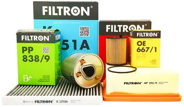 Ford fiesta vi 1.4 tdci filter set filtron, фото