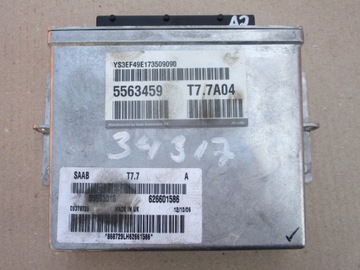 Saab 9-95 2, 0t компьютер двигателя 55563018 5563459, фото