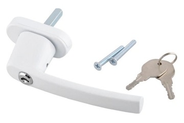 Handle window з with a key malatec 1776 white, фото