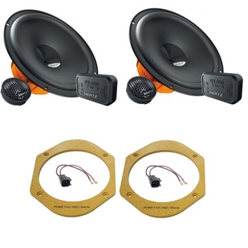 Hertz dsk 165. 3 speakers+ spacers (spacers) 165mm mazda 323 626 premacy xedos, фото