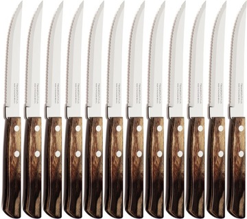 Tramontina - 12 x knives for steaks / pizzy polywood, фото
