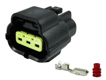 Connector female 3 contact interface connector econoseal k1615, фото