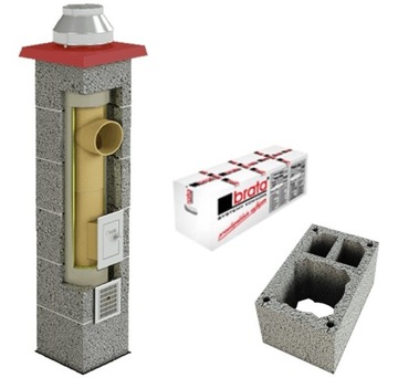 Chimneys brother chimney isolated/ sw2/ 6m/ fi 200mm, фото