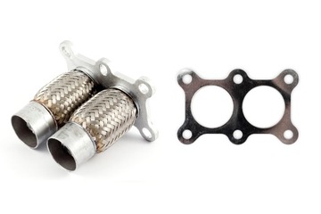 Flexible connector flexible exhaust connector shock absorber vibrations audi a3 1. 6i, фото