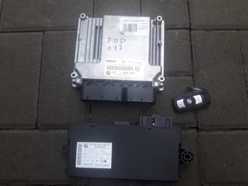 Компьютер двигателя bmw e90 n47 320d ews cas ключ, фото
