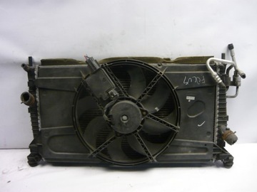 Ford focus mk2 c-max 1.6 16v radiators air conditioner fan., фото
