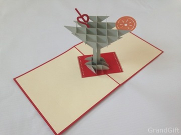 Cocktail martini card 3-door bachelorette party birthday for a gift acknowledgments, фото