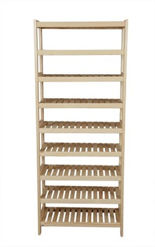 Rack wooden pine 9 shelves 173x80x33 centimeters, фото