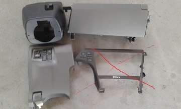Toyota prius 3 09- glove compartment passenger frame protection, фото