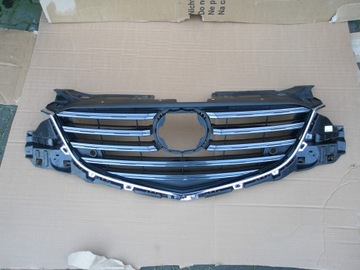 Mazda cx - 5, cx5 restyling lattice front grille, hood strap, фото