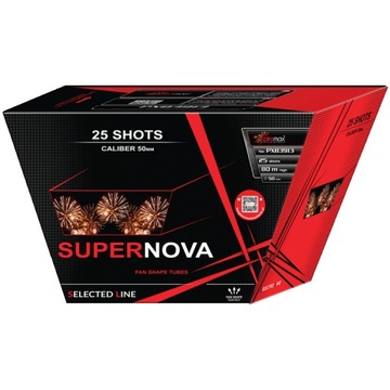Launcher angular superb gauge 2" supernova 25 shots piromax pxb3913, фото