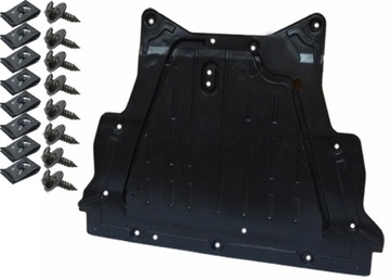 Nissan qashqai diesel 07-13 protection motor clips, фото