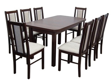 8 chairs 1 great distribution stand 80x140 to 220, фото