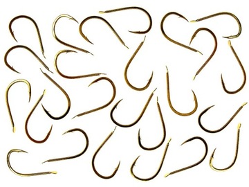 Hooks carp gamakatsu ls-3310g number 8 golden, фото