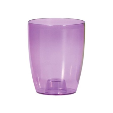 Flowerpot coubi - purple transparent, фото