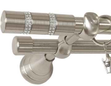 Cornice double 19 mm+ 19 mm 140 centimeters, фото