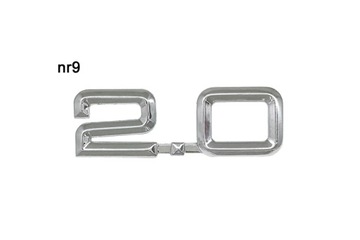 Emblem logo emblem audi 2.0 a3 a4 a6 a8 80 nr9, фото