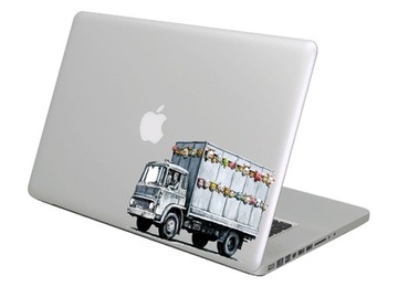 Наклейка для Macbook Apple Banksy Meat Truck color