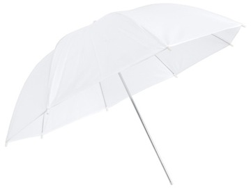 Зонт 110 см белый прозрачный диффузор