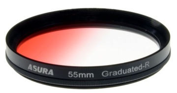 Красный 55мм половинный фильтр марки ASURA