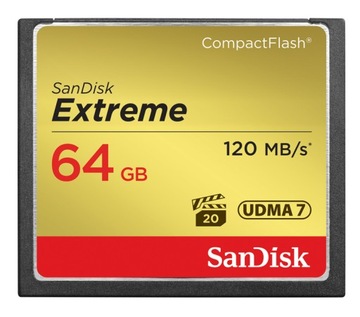 SanDisk CF 64 GB Extreme 120mb / S карта памяти