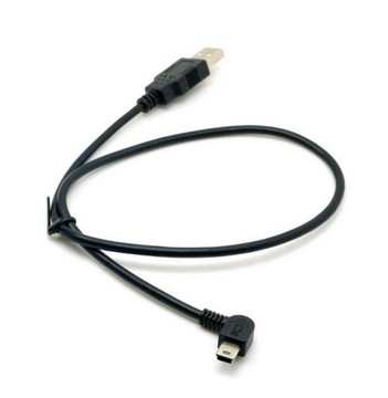 Мини-USB-кабель MiniUSB к USB правый угол 0,5 м