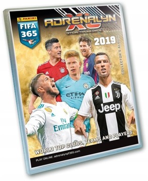 АЛЬБОМ PANINI ADRENALYN XL FIFA 365 2019 + 100 КАРТ