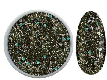 АКРИЛОВЫЙ КРАСОЧНЫЙ ЭФФЕКТ ПУЗЫРЯ ЧЕРНЫЙ GALAXY GLITTER