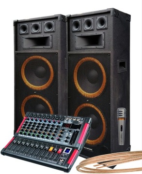 КОМПЛЕКТ 2400W POWERMIKSER BLUETOOTH + 8 K