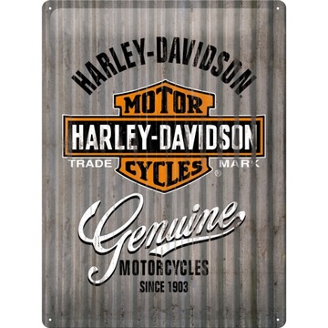 Табличка знак HARLEY-DAVIDSON жесть подарок 30x40