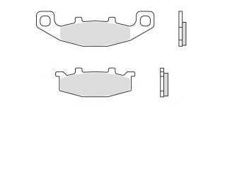 GALFER BREMSBELÄGE BREMSEN- KAWASAKI ZL ELIMINATOR 600